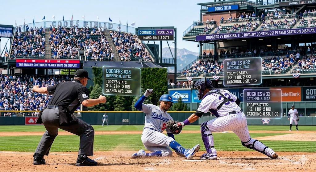 los angeles dodgers vs colorado rockies